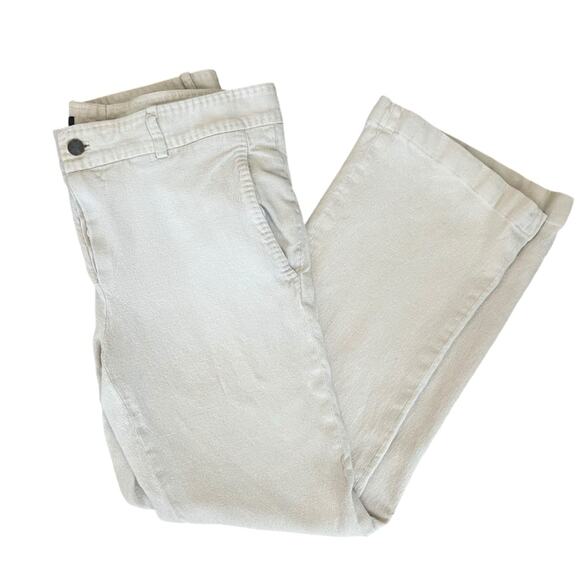 Gucci Women’s Vintage Midrise Silk Off White Cream Cropped Trousers Pants Small - Picture 12 of 12